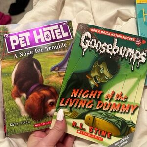 Scholastic Goosebumps: Night of the Living Dummy - Green and Red Cover